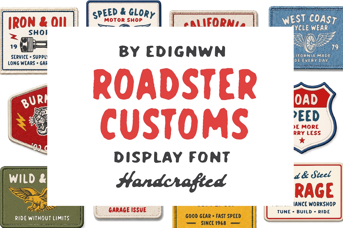 Roadster Customs Font